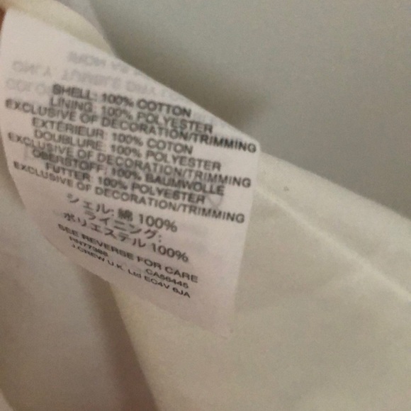 Madewell embroidered dress 👗 white Med NWOT - Picture 7 of 8